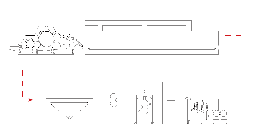 Through-Hot Air Bonding Non-woven Fabrics Production Line